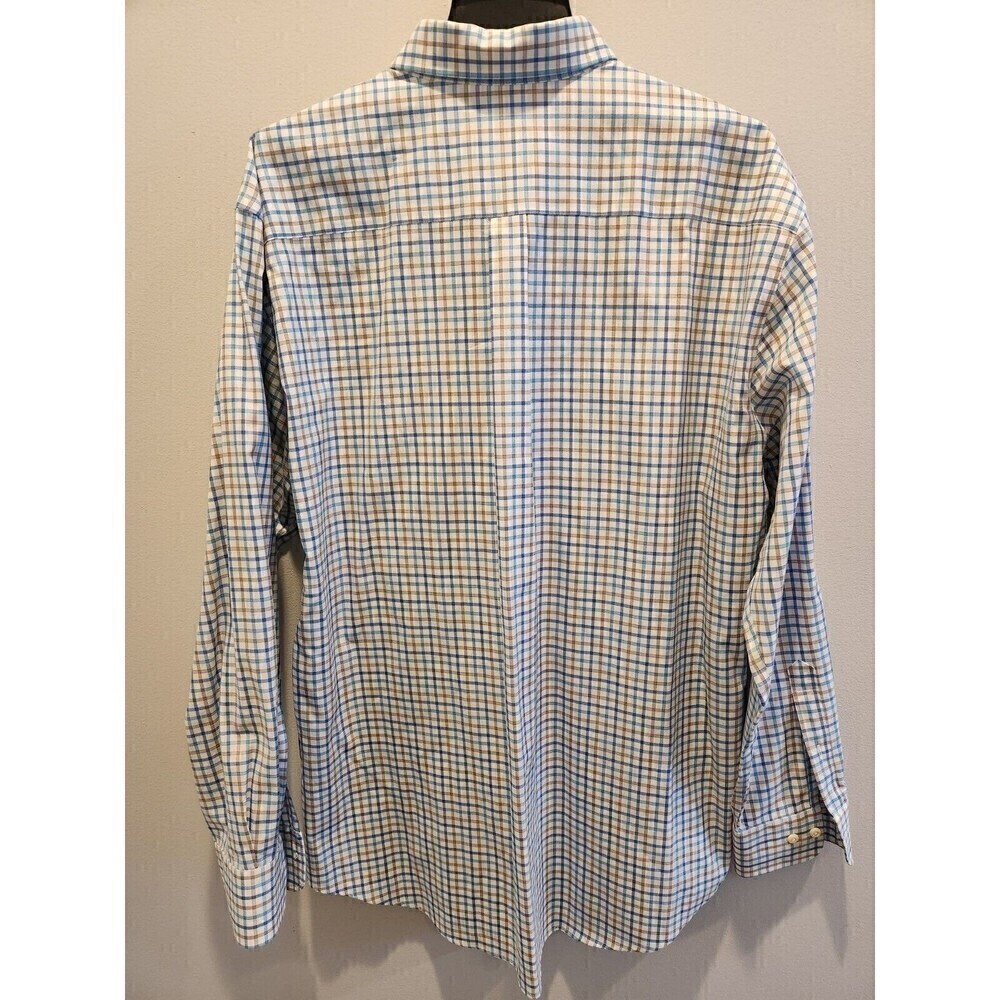 Peter Millar Mens Long Sleeve Button Down Nanoluxe EASY CARE SHIRT SZ XL EUC - Picture 5 of 8